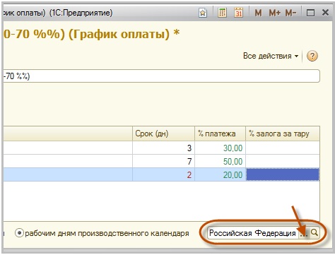 ���������������� ��������� � 1�:ERP ���������� ������������